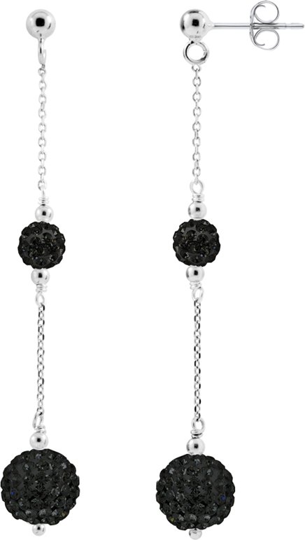 DIADEMA - Ohrringe Black Night - Kollektion Crystal Pearl