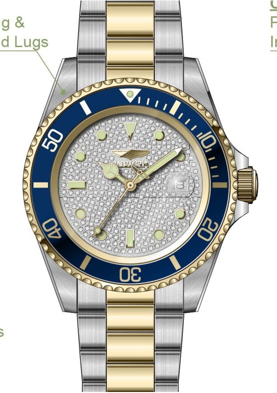 Invicta Pro Diver 50287 Herrenuhr - 40mm