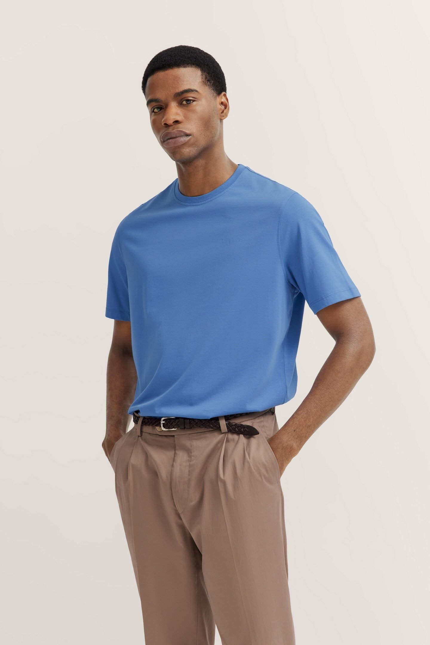 Bugatti Herren T-Shirt mit Rundhals