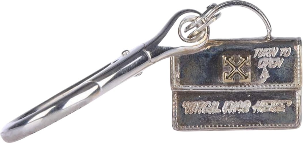 Off White - "Jitney" Schlüsselhalter (Silber)