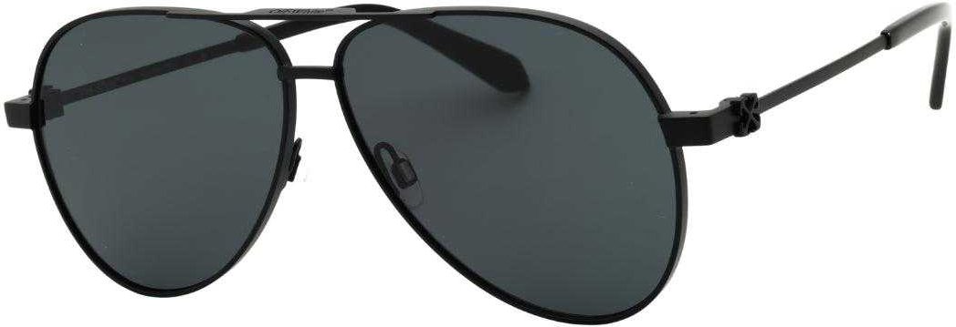 Off White - "Ruston L" Verspiegelt-Sonnenbrille für Herren/Damen Unisex, Metall (Schwarz)