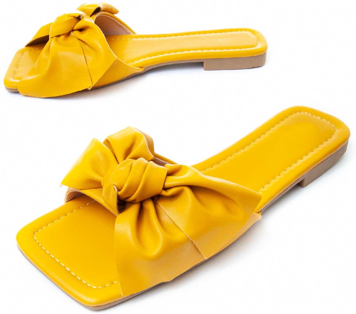 Montevita flache Sandale Palanti2 In Gelb