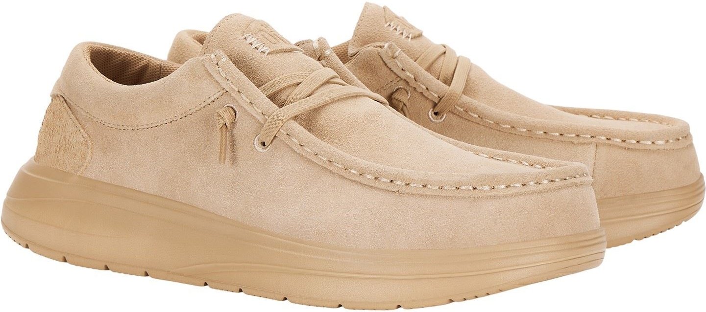 HEYDUDE Wally X Wildleder Herren Tan Bootsschuhe
