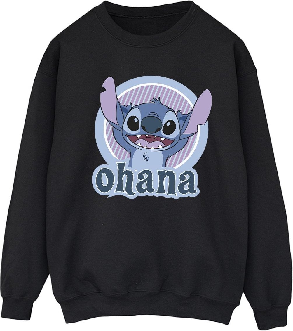 Disney - "Lilo And Stitch Ohana Circle" Sweatshirt für Damen (Schwarz)