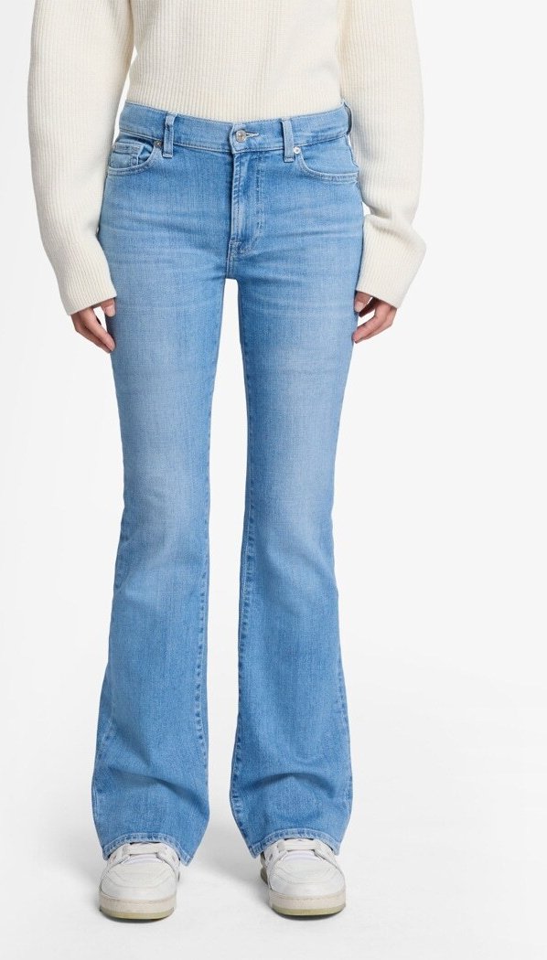 Damen Jeans Bootcut Bootcut Fit
