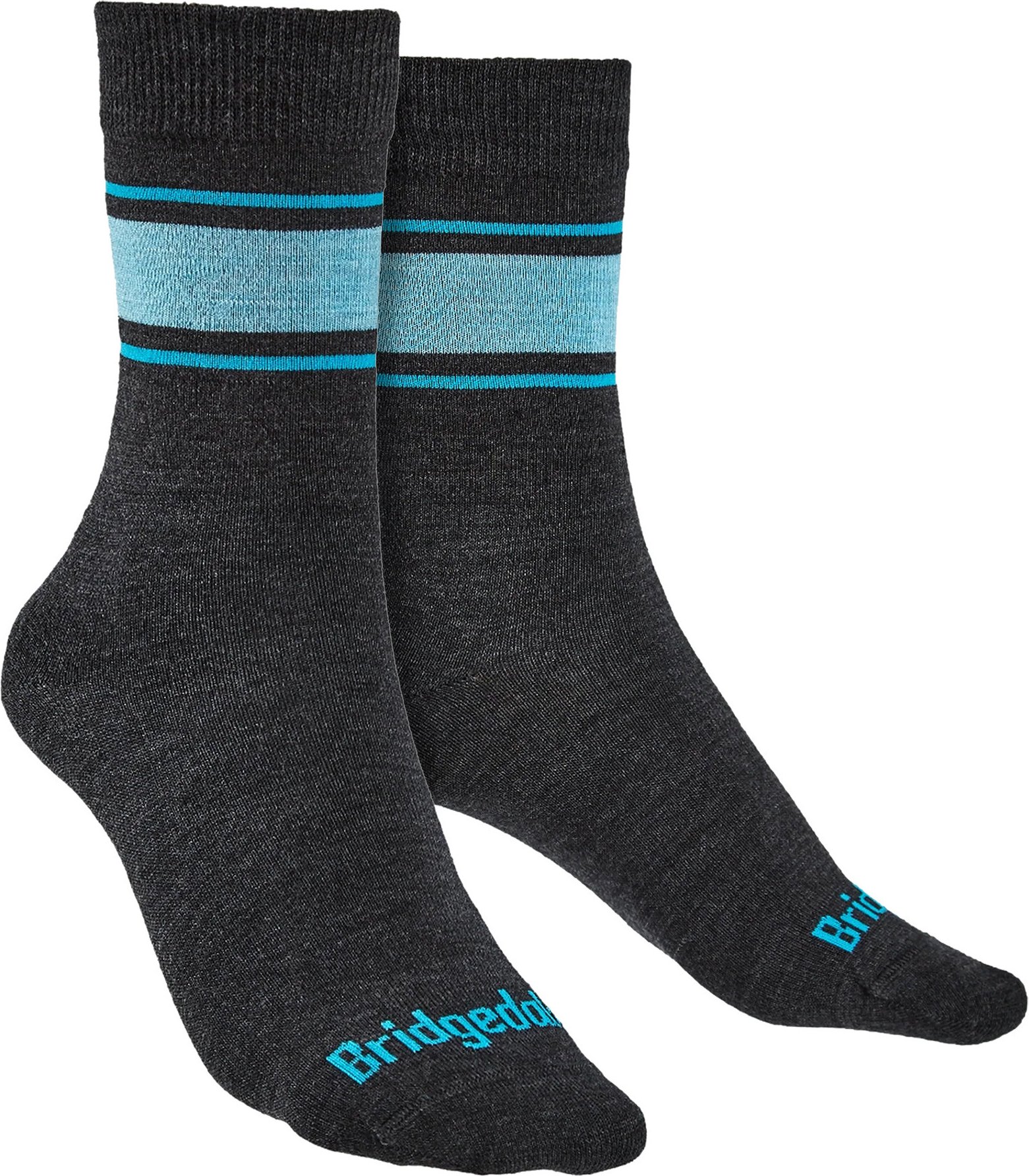 Bridgedale - Womens Liner Base Layer Merino Socken - Dunkelgrau / Blau