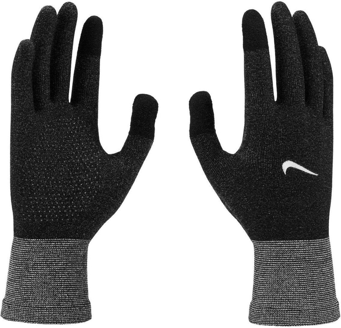 Nike - Handschuhe für Herren, Jerseyware, Laufen, Leicht (Schwarz)