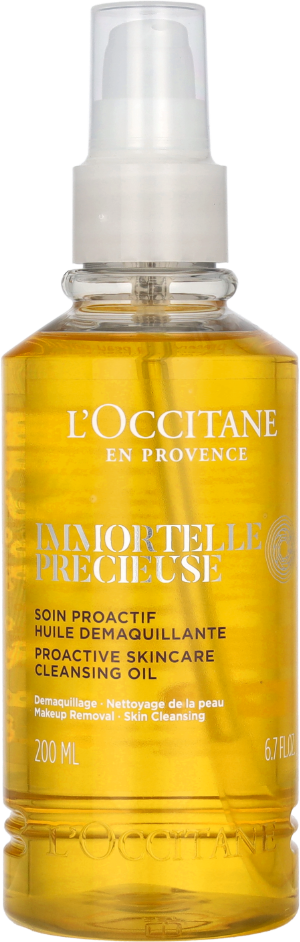 L'Occitane Immortelle Precious Cleansing Oil.