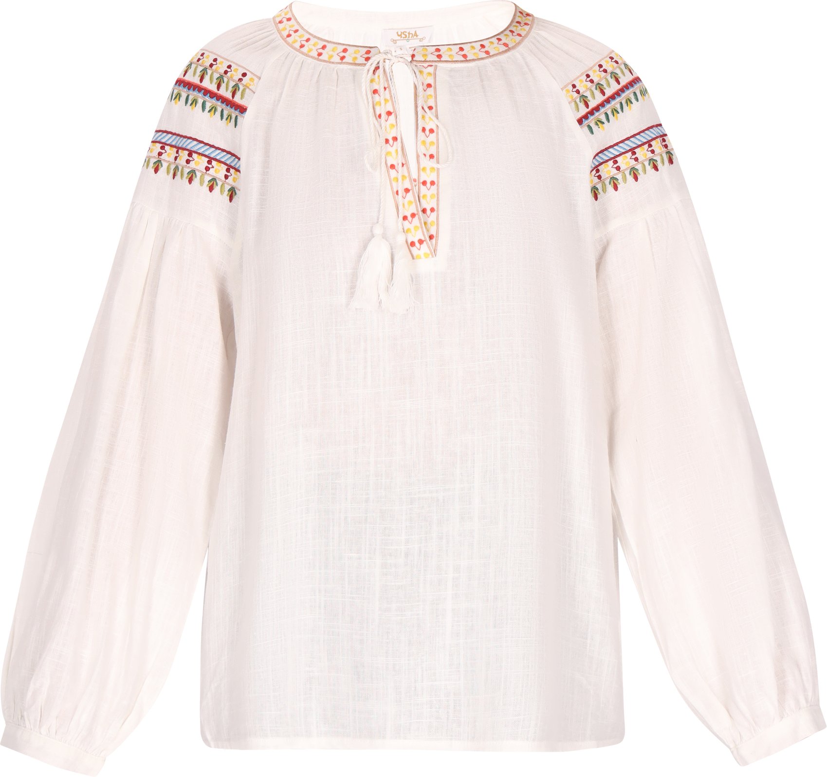 usha Bluse Damen weiss