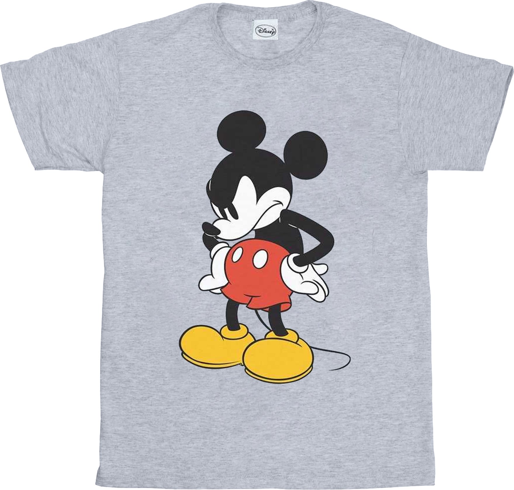 Disney - "Angry Look Down" T-Shirt für Herren (Grau)