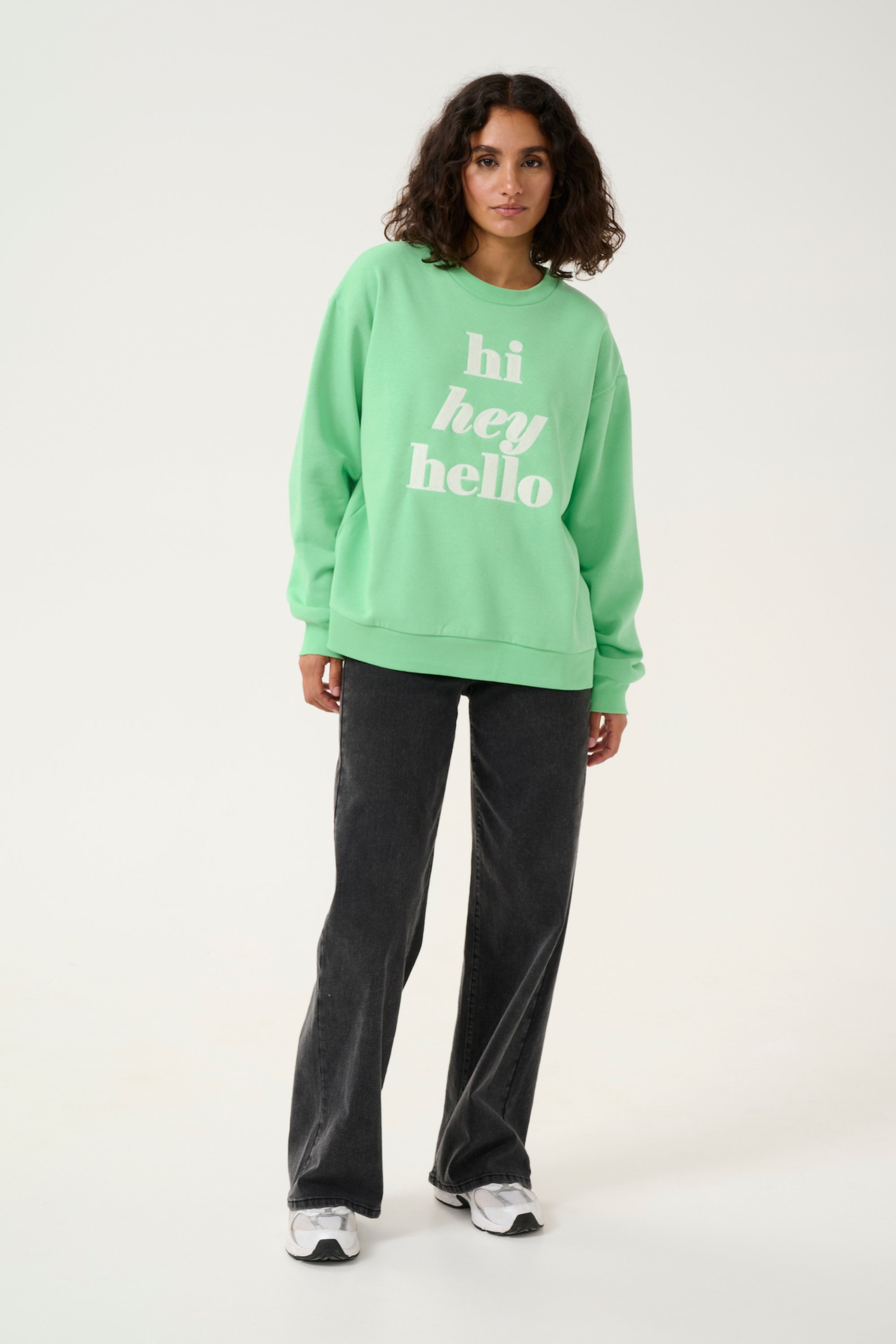 Sweatshirt Loose fit Spring Bouquet green