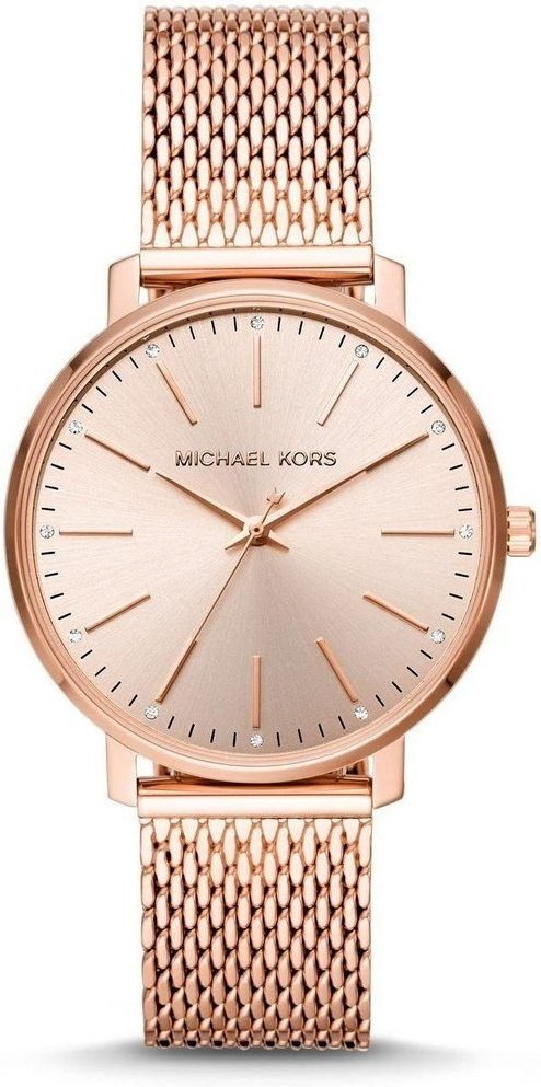 Thumbnail - Michael Kors MK4340 Pyper Quarz Kristall Rose Gold Zifferblatt Damenuhr