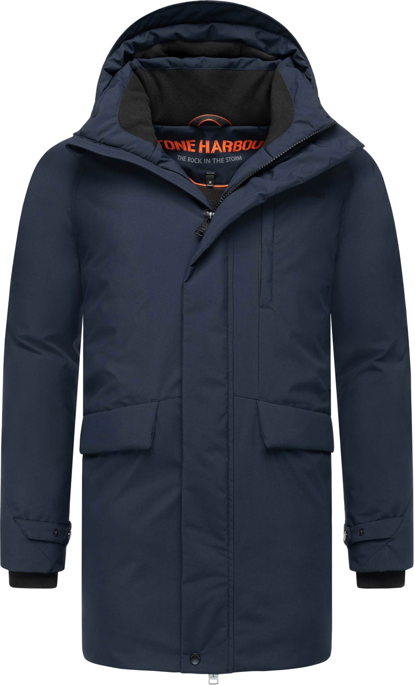 Stone Harbour Herren Winterjacke Emriis mit Fleecefutter & Kapuze