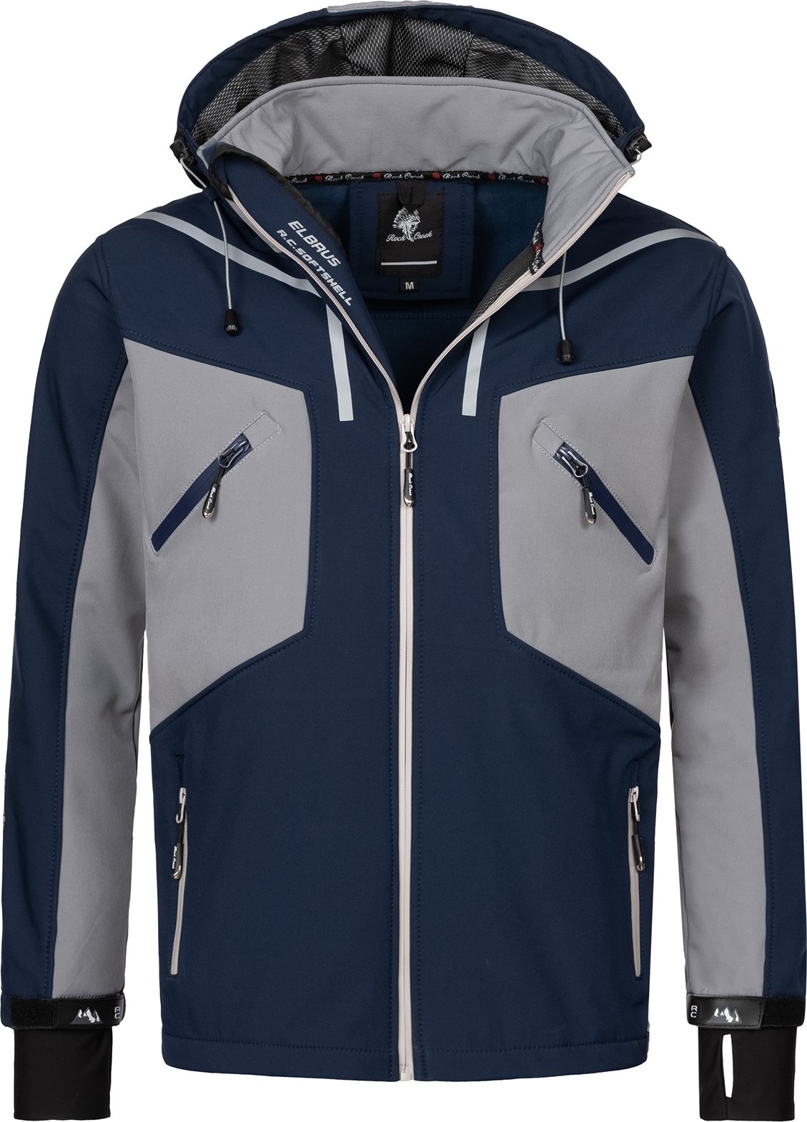 Rock Creek Softshelljacke Navy