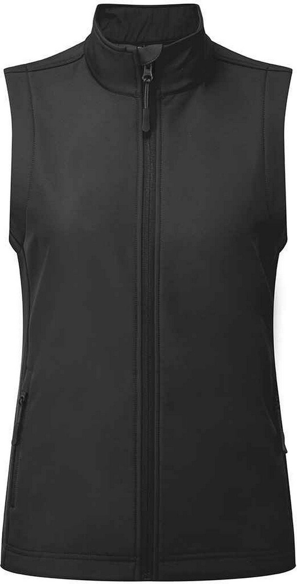 Premier Womens/Ladies Windchecker Gilet (Schwarz)