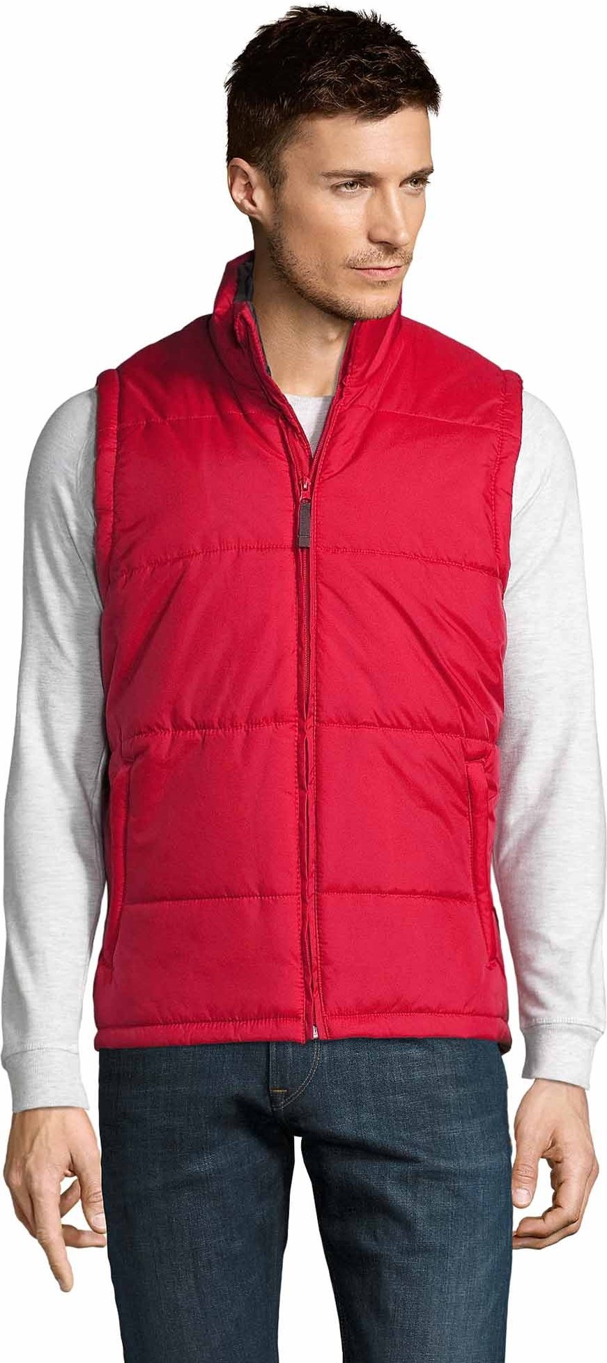 SOLS Warm Unisex wattierte Bodywarmer Jacke (Rot)