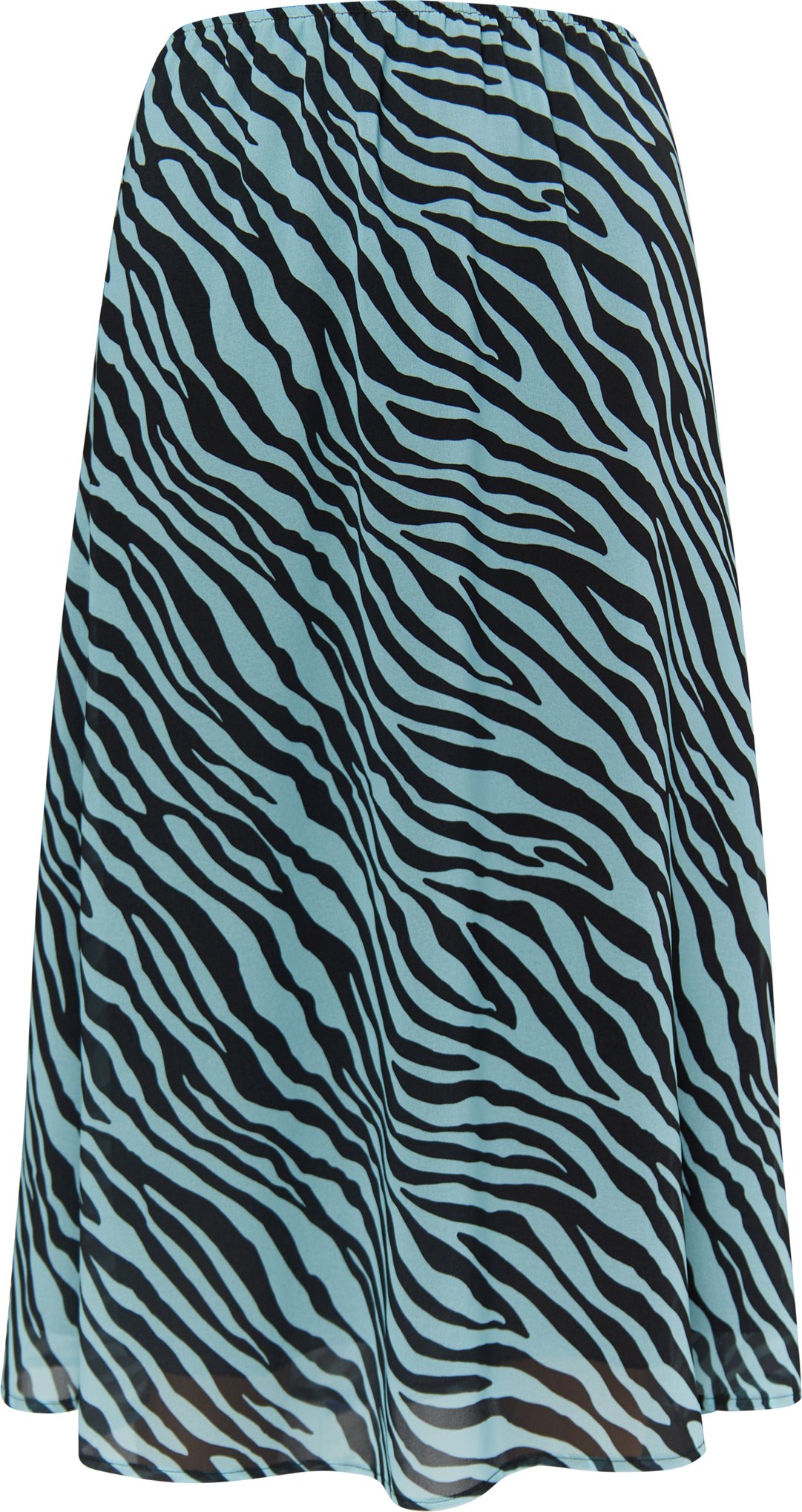 Faina Rock mit Zebra-Print Damen Hellblau Schwarz