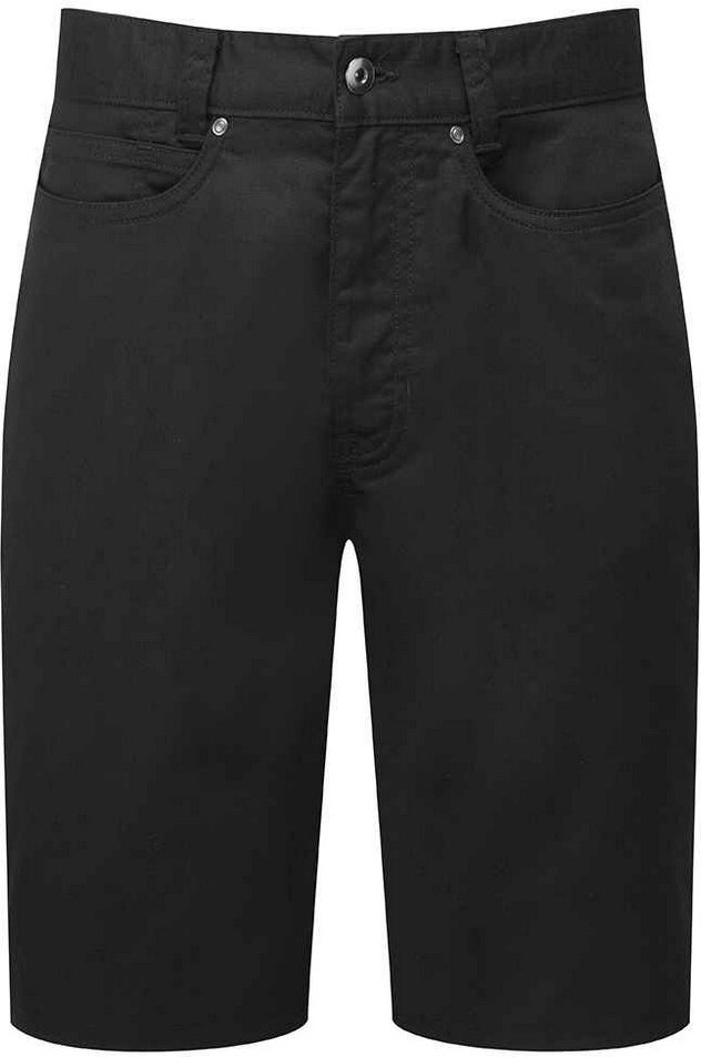 Premier Mens Performance Chino Casual Shorts (Schwarz)