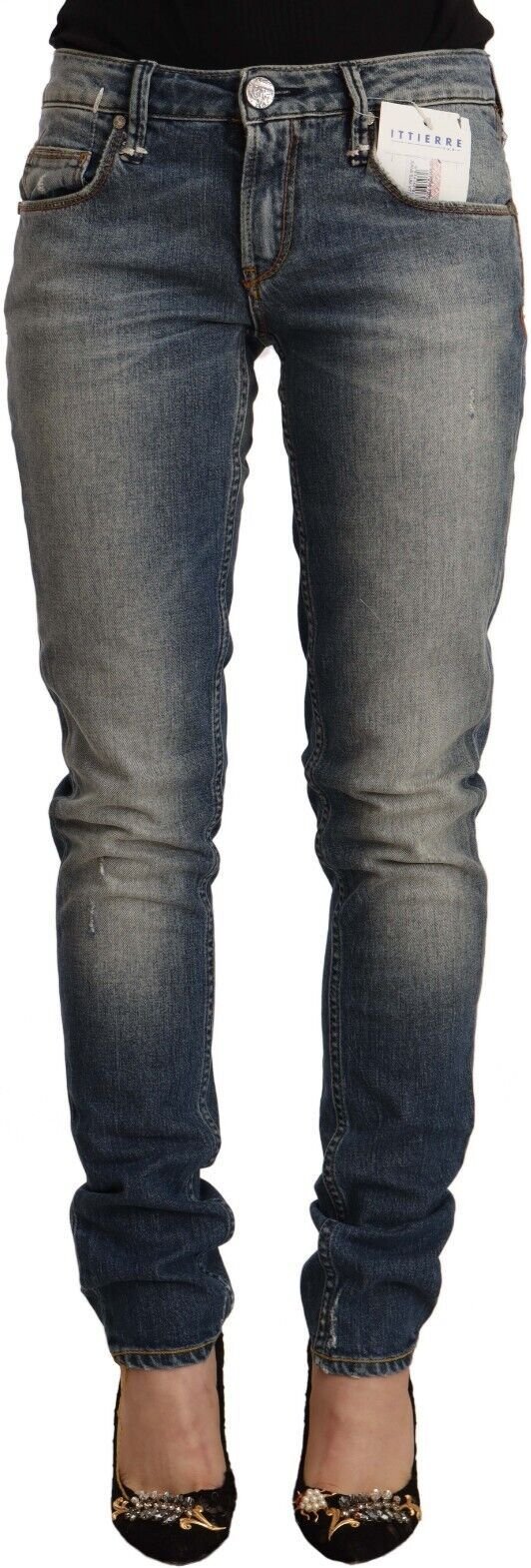 Abgetragene Skinny Jeans