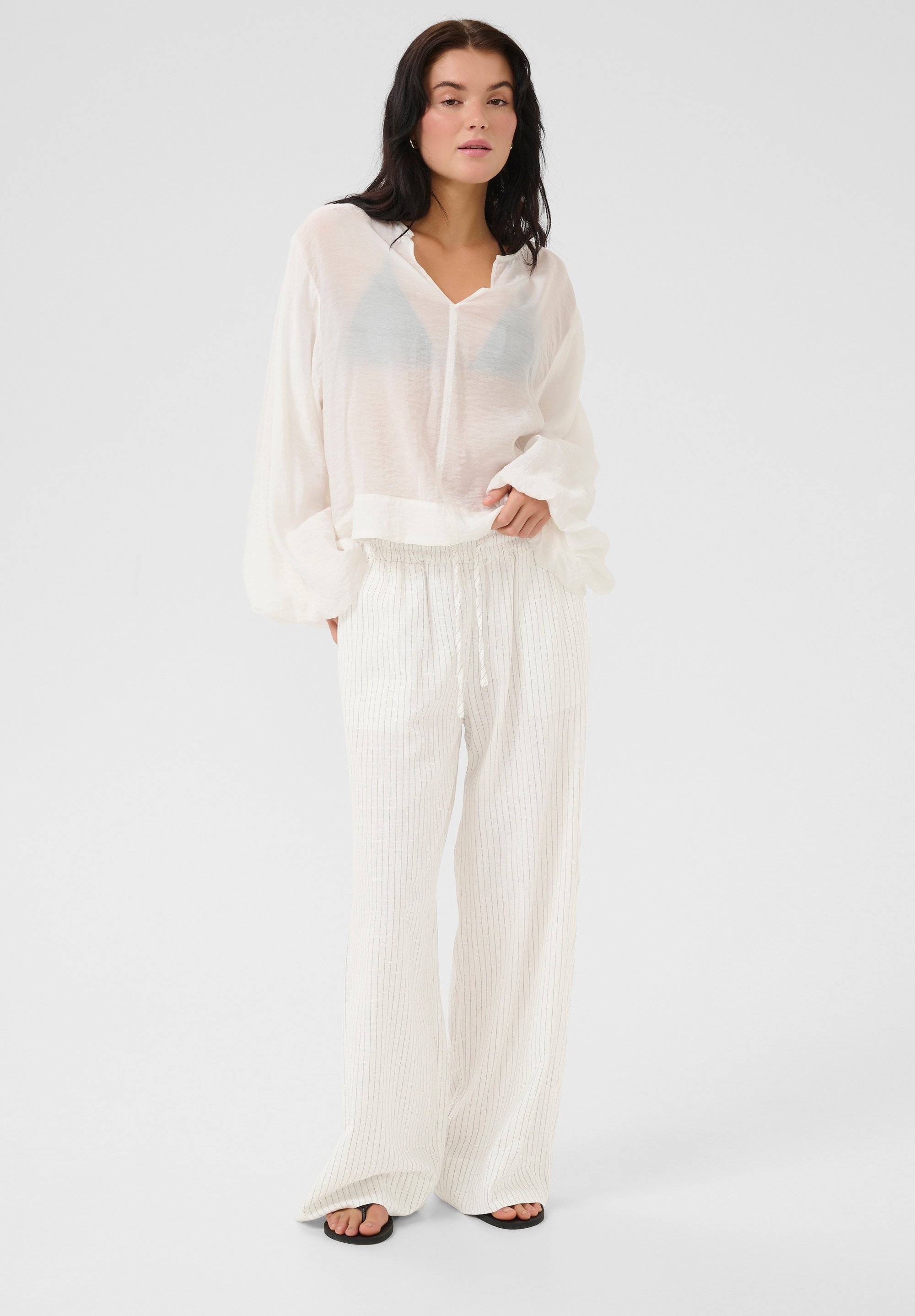 Thumbnail - Casual Hose Casual fit white