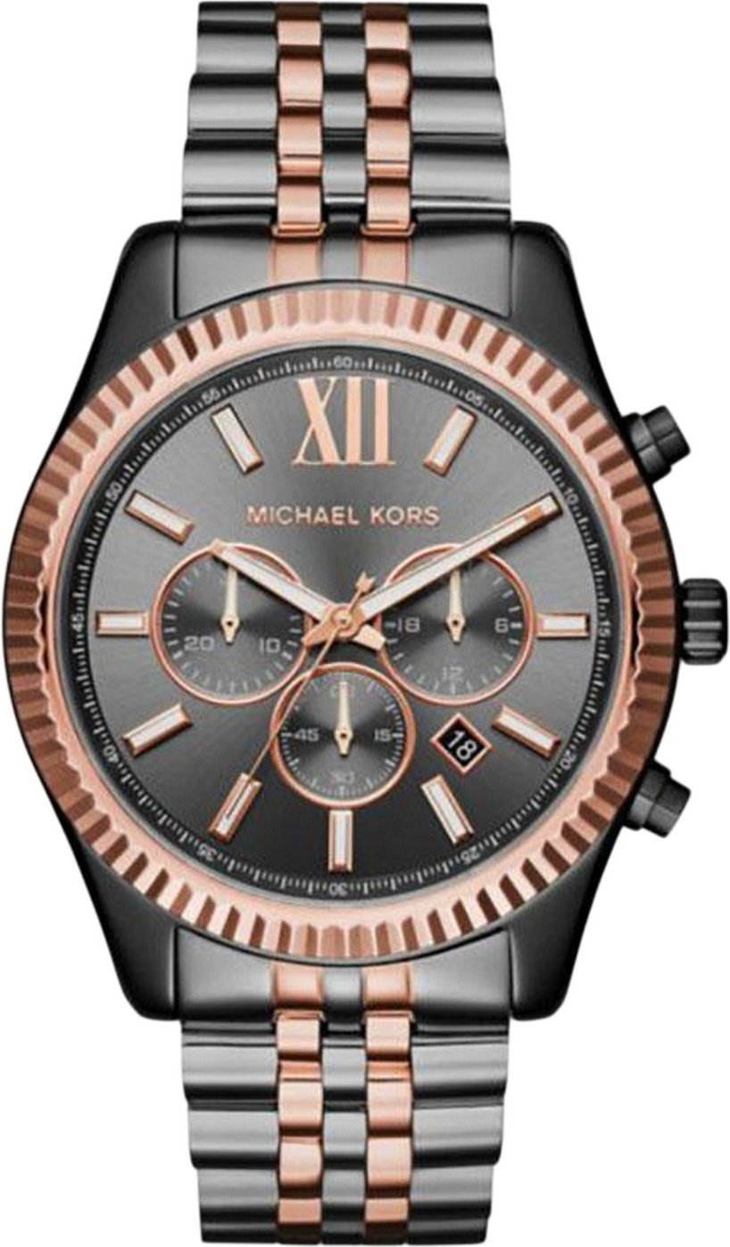 Michael Kors Herrenuhr Quartz Schwarz Gold Rose