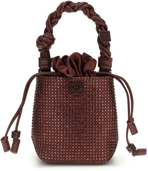 Bordeaux recycelte Polyester-Handtasche