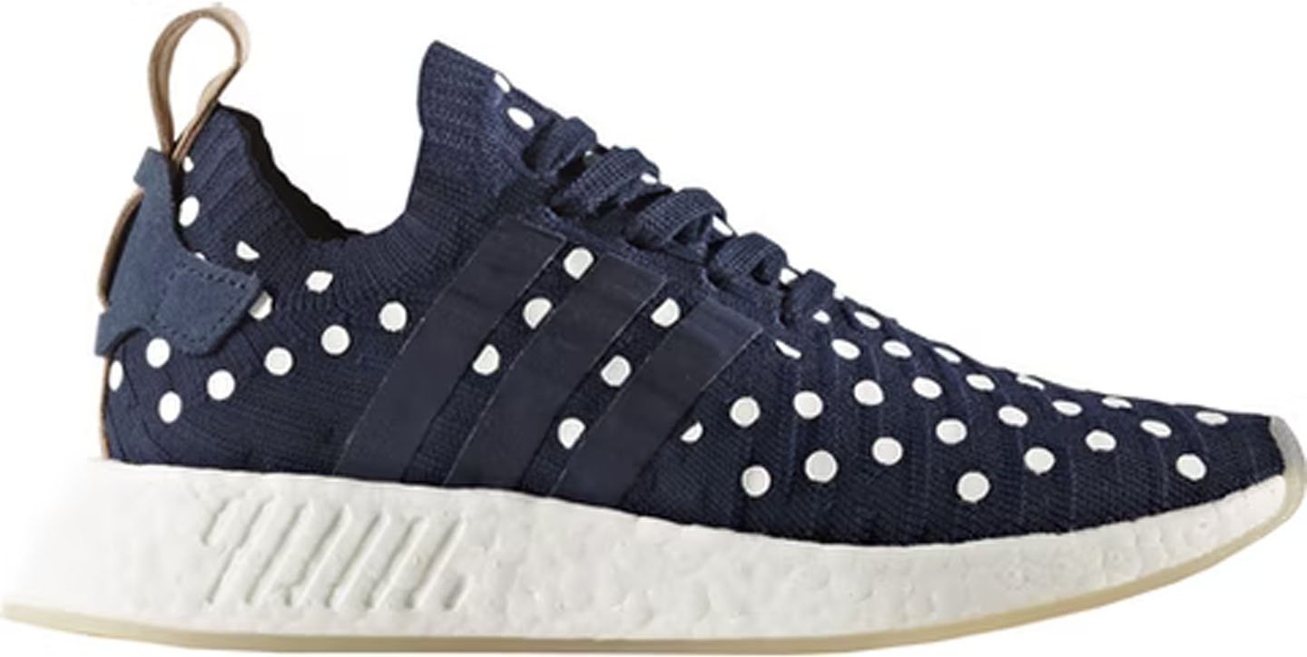 Thumbnail - Adidas nmd_r2 Primeknit Womens Navy Trainer