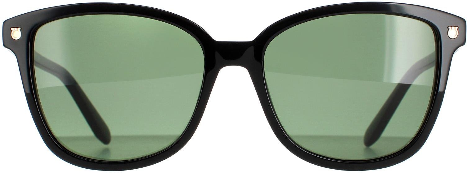 Salvatore Ferragamo Square Damen Schwarz Grün SF815S