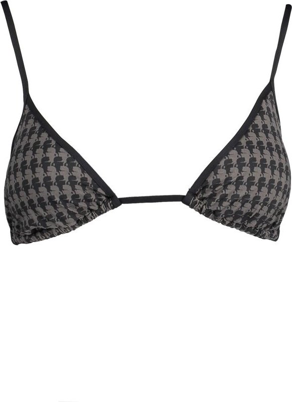 Karl Lagerfeld Schwarzer Polyamid Damen Badeanzug