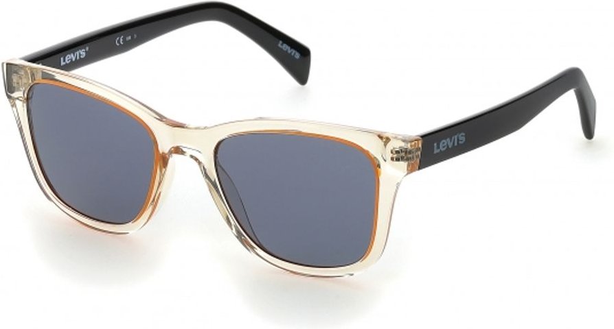 Lel001 Quadratische Sonnenbrille Beige-Grau