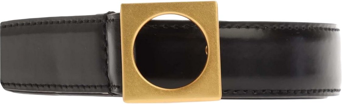 Emporio Armani Herren Gürtel aus Rindsleder (Schwarz)