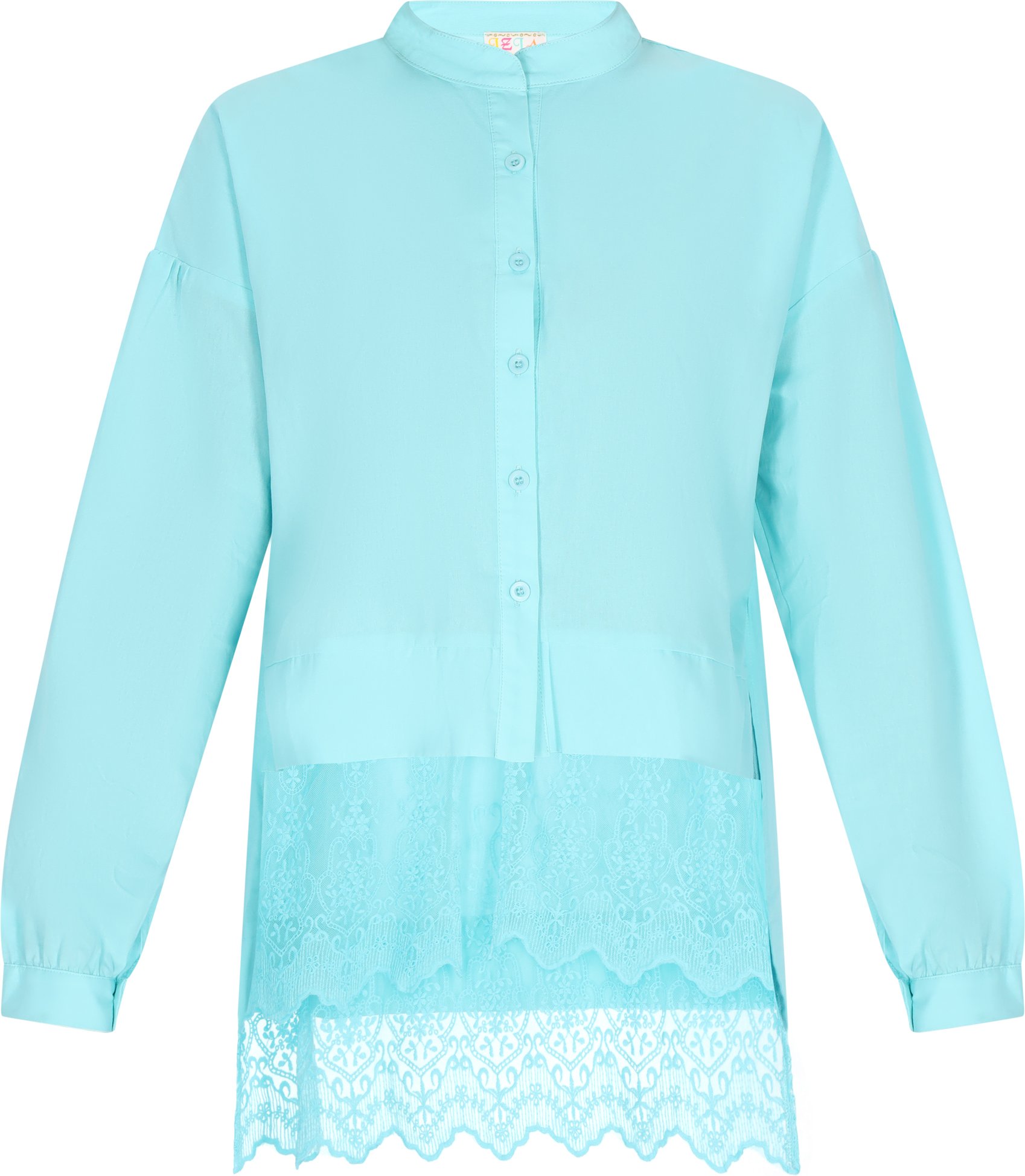 IZIA Bluse Damen Aqua