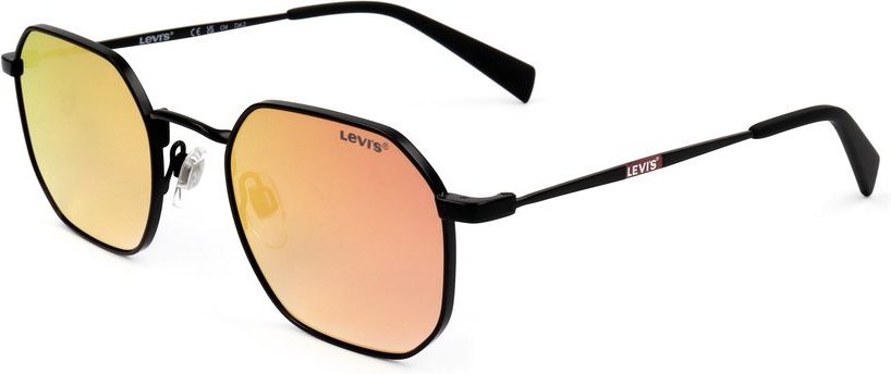 Achtkantige Spiegel-Sonnenbrille