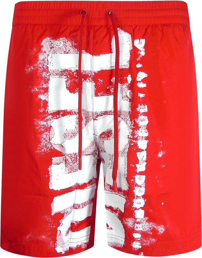 Diesel BMBX-POWEL Rote Strandshorts