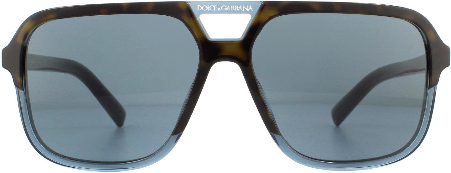 Dolce & Gabbana Sonnenbrille DG4354 320980 Havanna Transparent Blau Braun Gradient