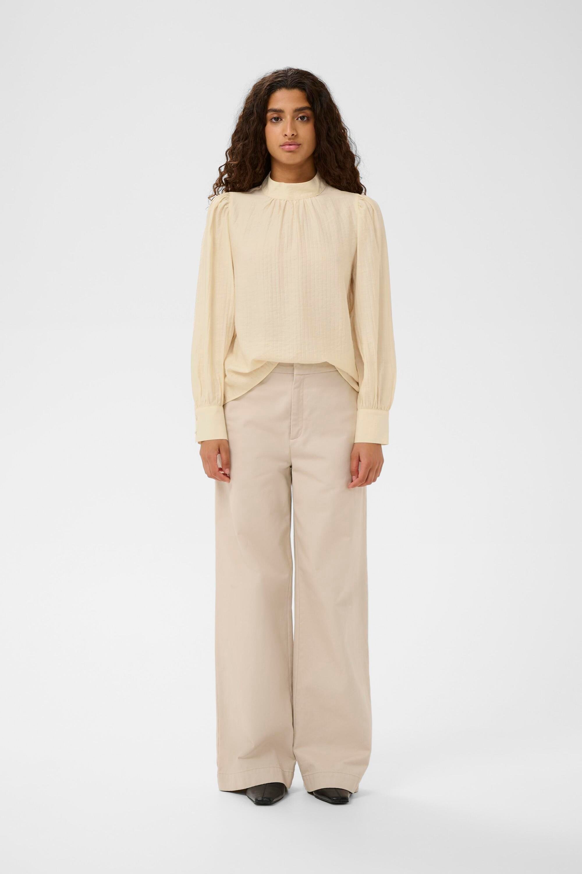 Langarm-Bluse TrishIW Langarm-Bluse offwhite