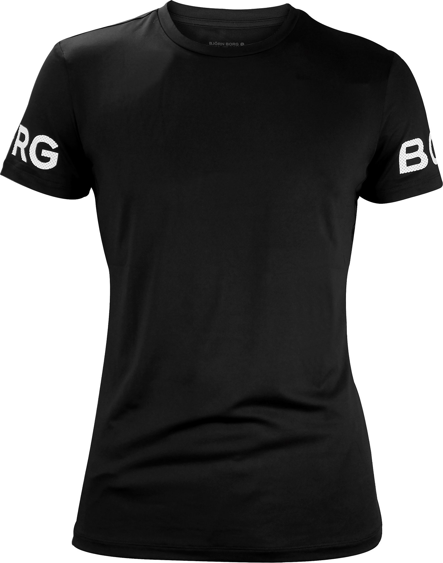 Björn Borg - Herren-Hochleistungs-T-Shirt mit kurzen Ärmeln - Schwarz
