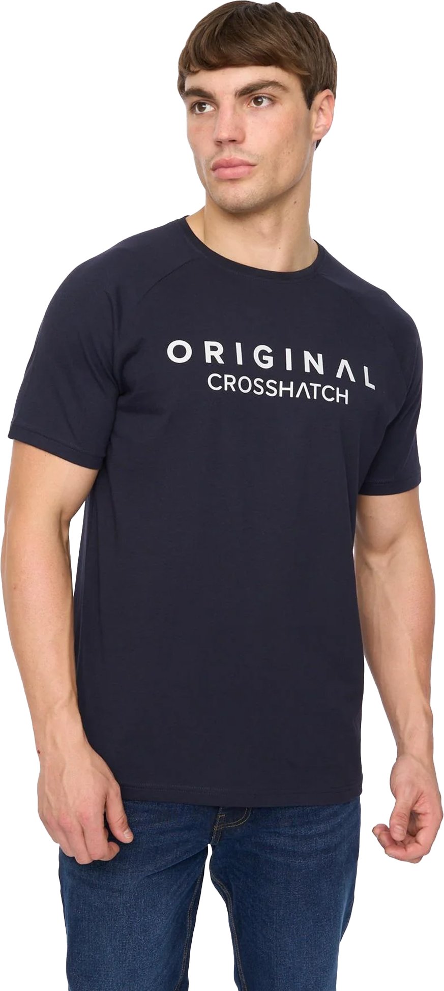 Crosshatch - "Chantlars" T-Shirt für Herren (Marine)