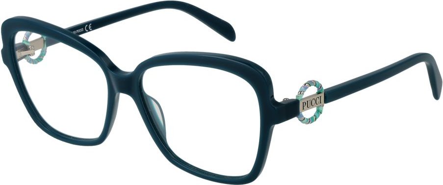 Türkise Kunststoffbrille (Gestelle)