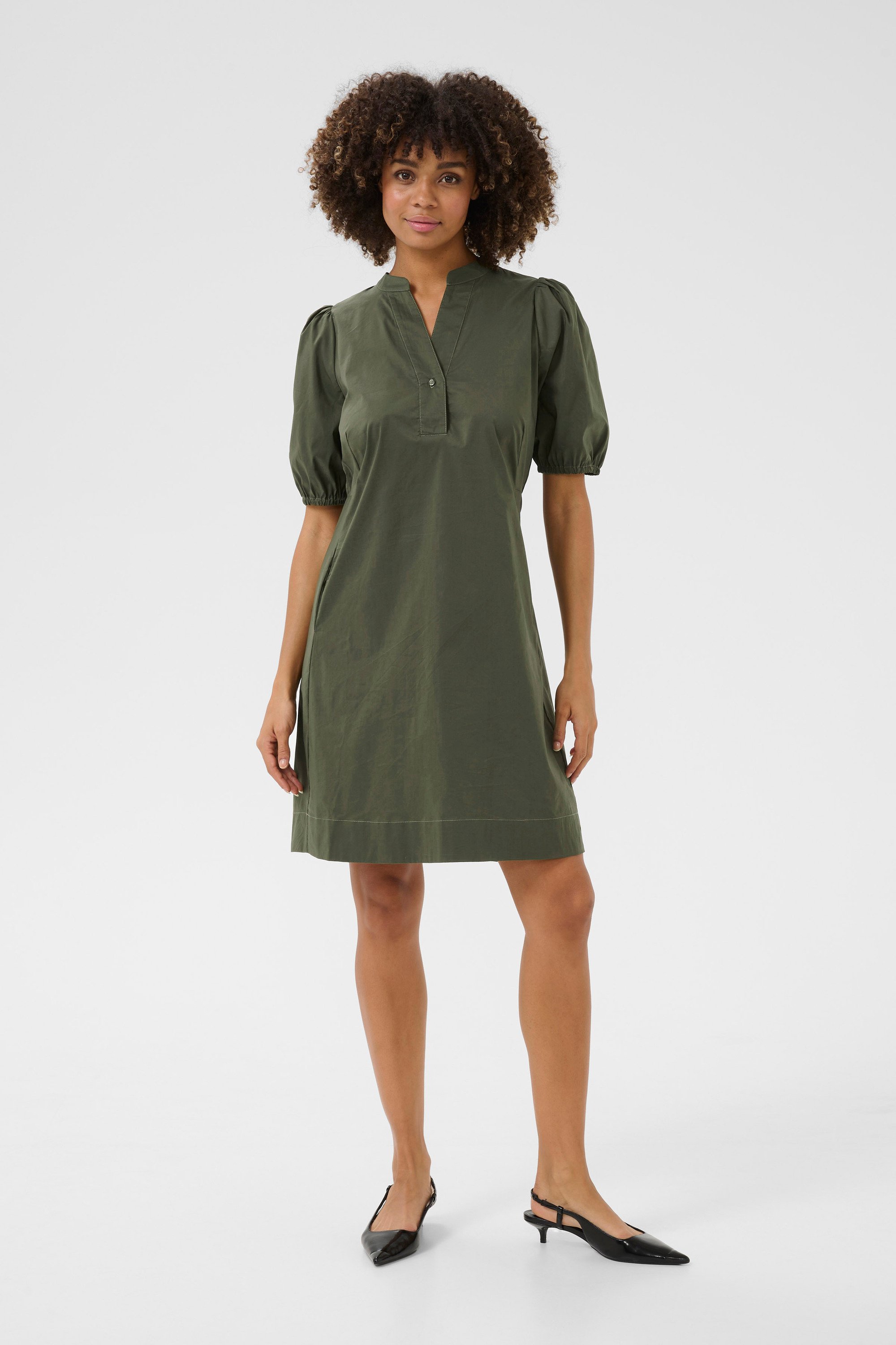 Kleid Casual Fit olive