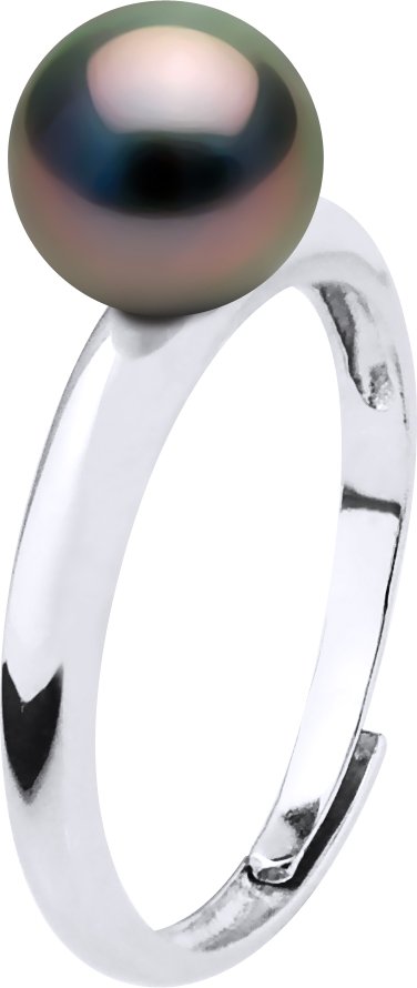 Armreifring gewölbt – echte Tahiti-Zuchtperle rund 7–8 mm