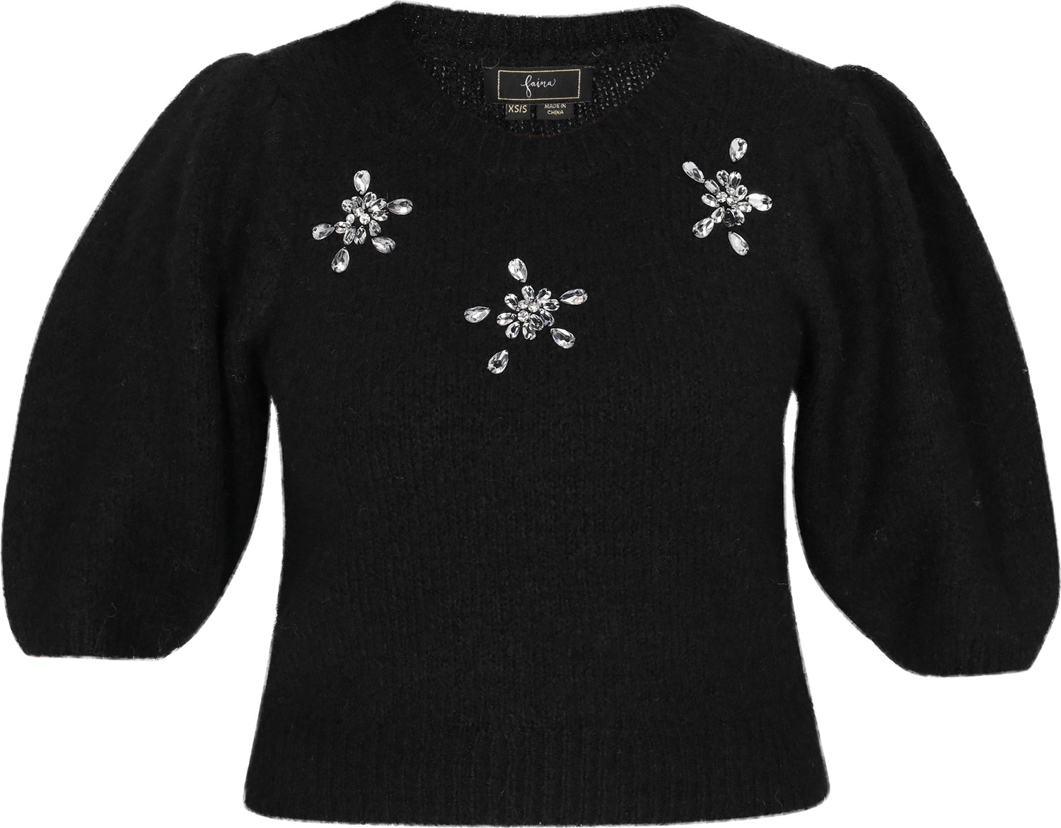 Faina Pullover Frauen Schwarz