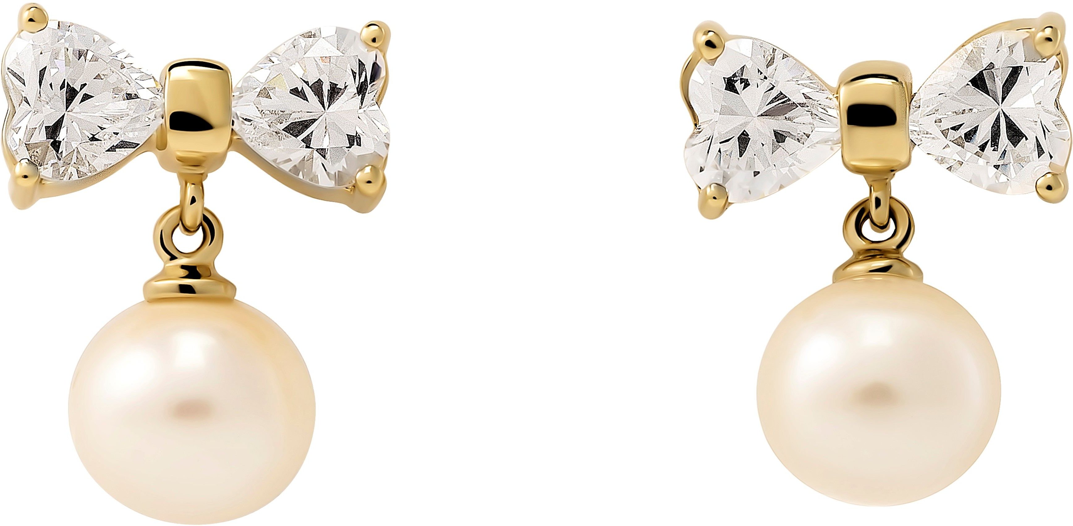 Orphelia 'Sparkle' Tropfenohrringe aus 925er Sterlingsilber für Damen - Gold ZO-7512