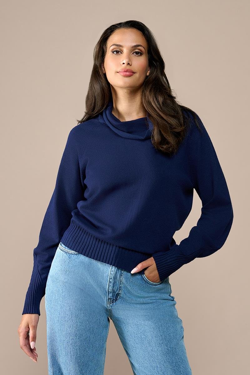 Cherbroug Pullover Marineblau