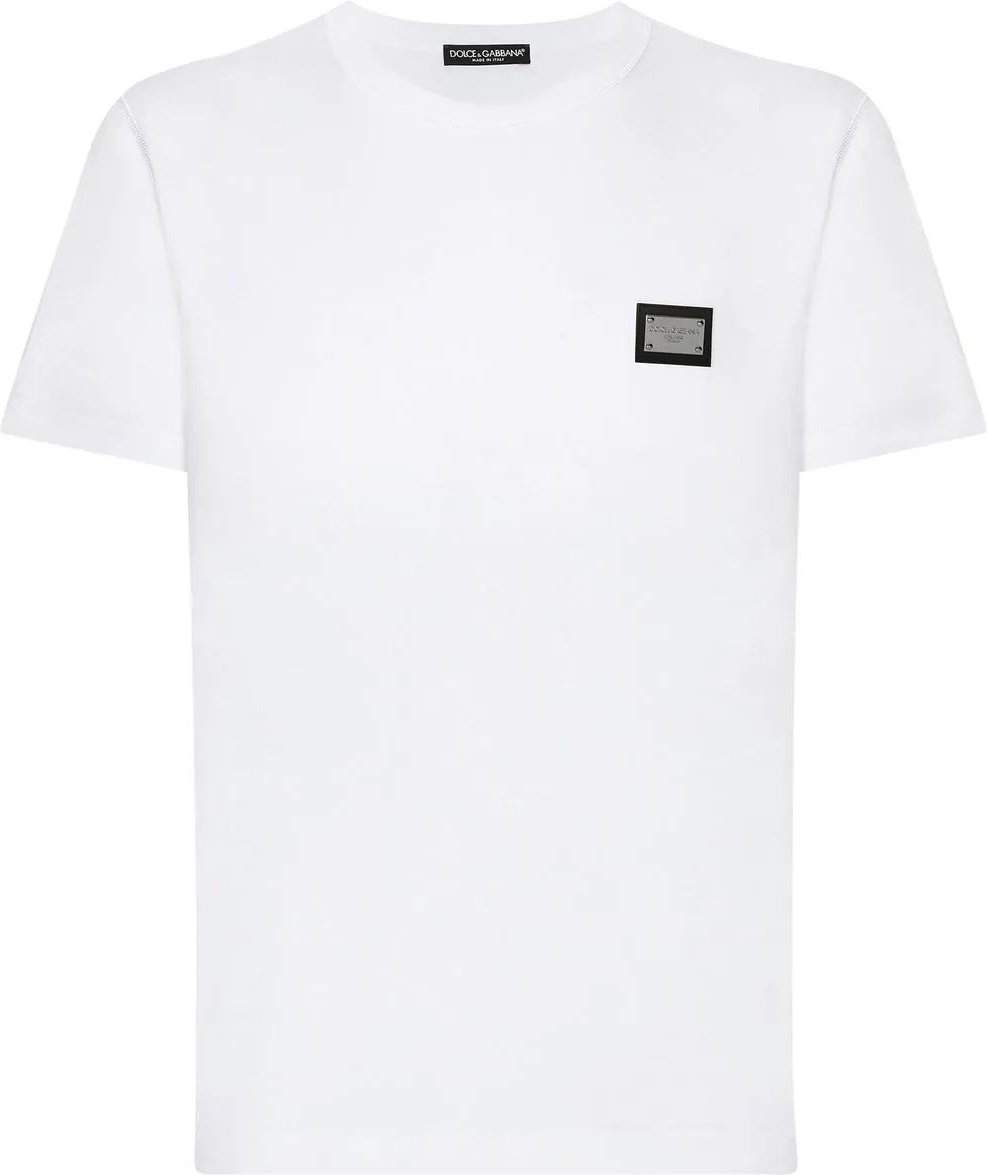 Rundhals-Cotton-T-Shirt