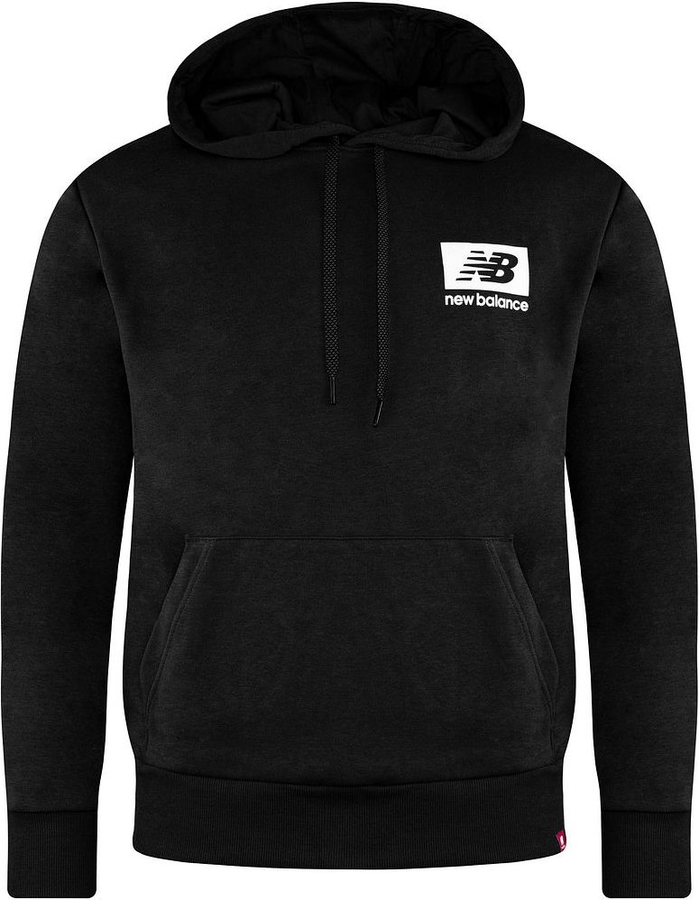 Neues Gleichgewicht Long Sleeve Black Pullover Men Essentials ID Hoodie MT13516 BK