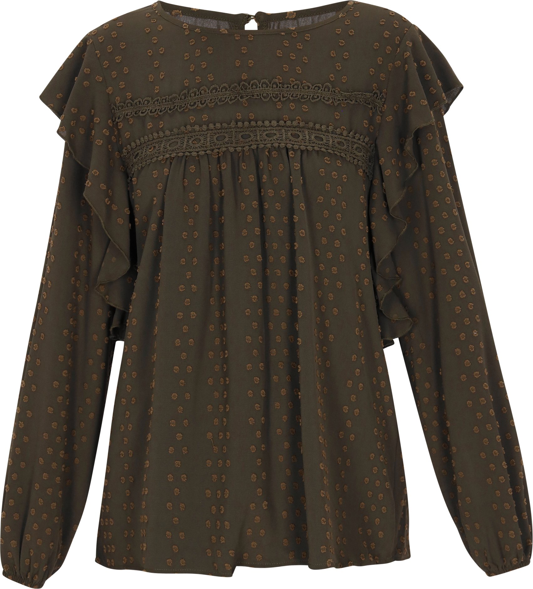 Thumbnail - usha Bluse Frauen Schwarz Grün