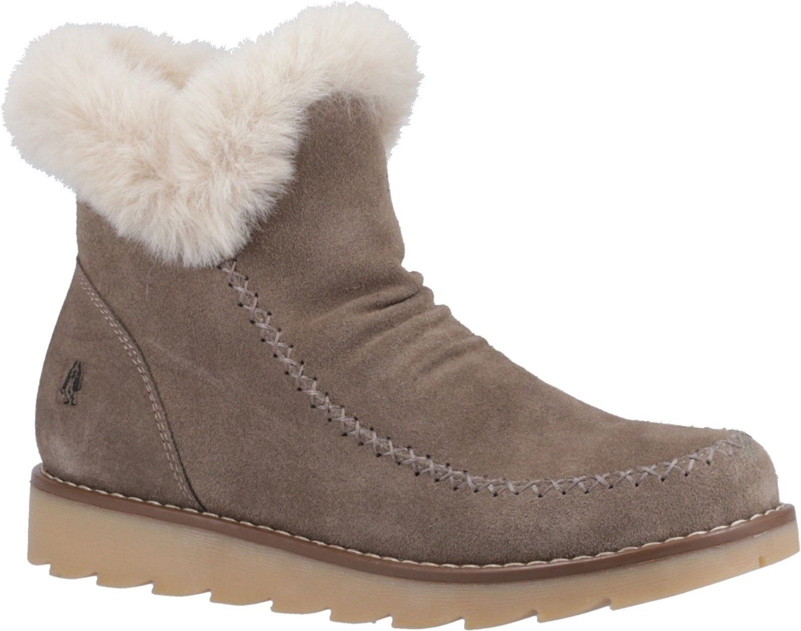 Hush Puppies Moira Wildleder Damen Taupe Stiefel