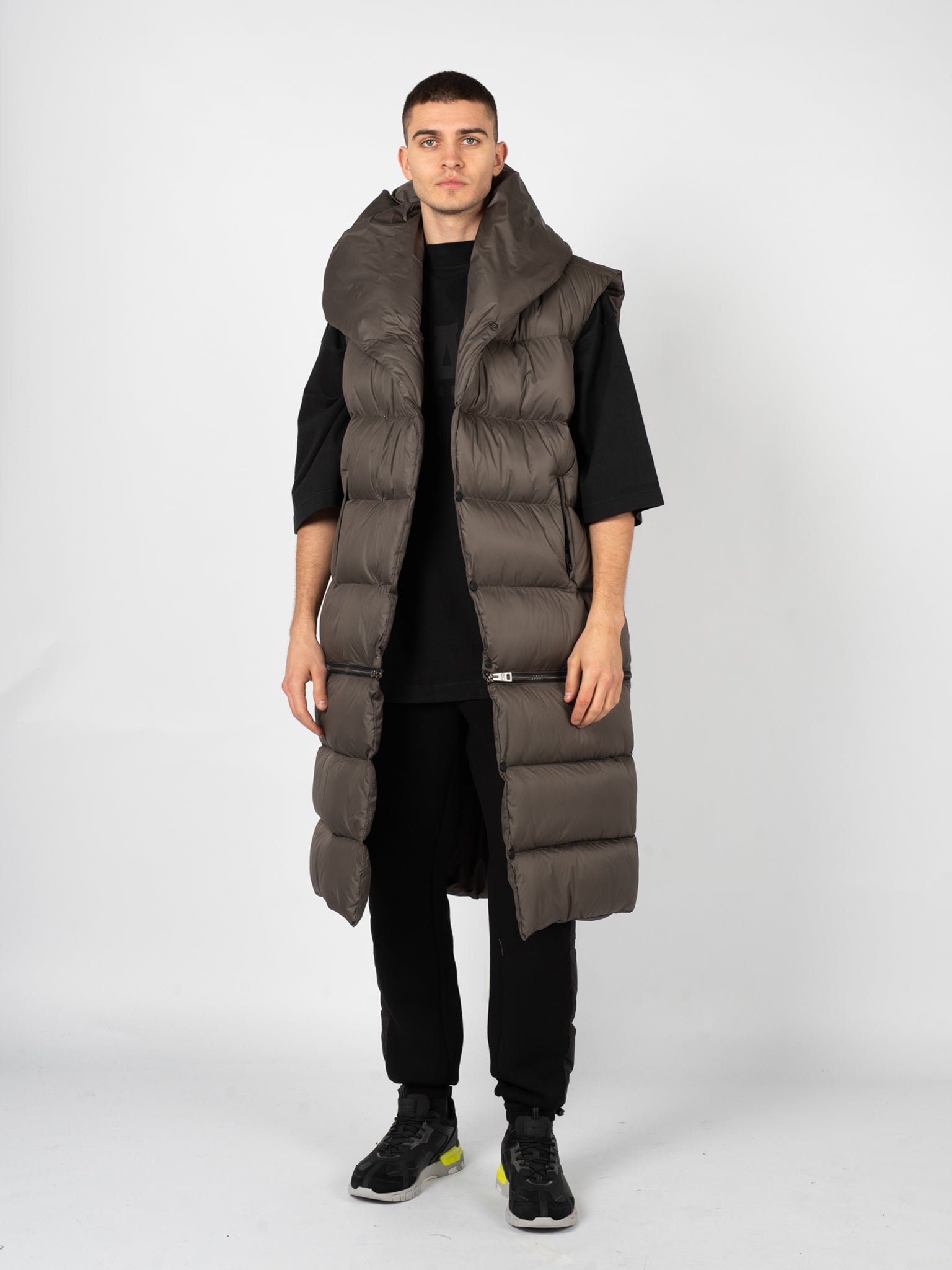 La Haine Inside Us Weste Unisex-LM068 Damen grau