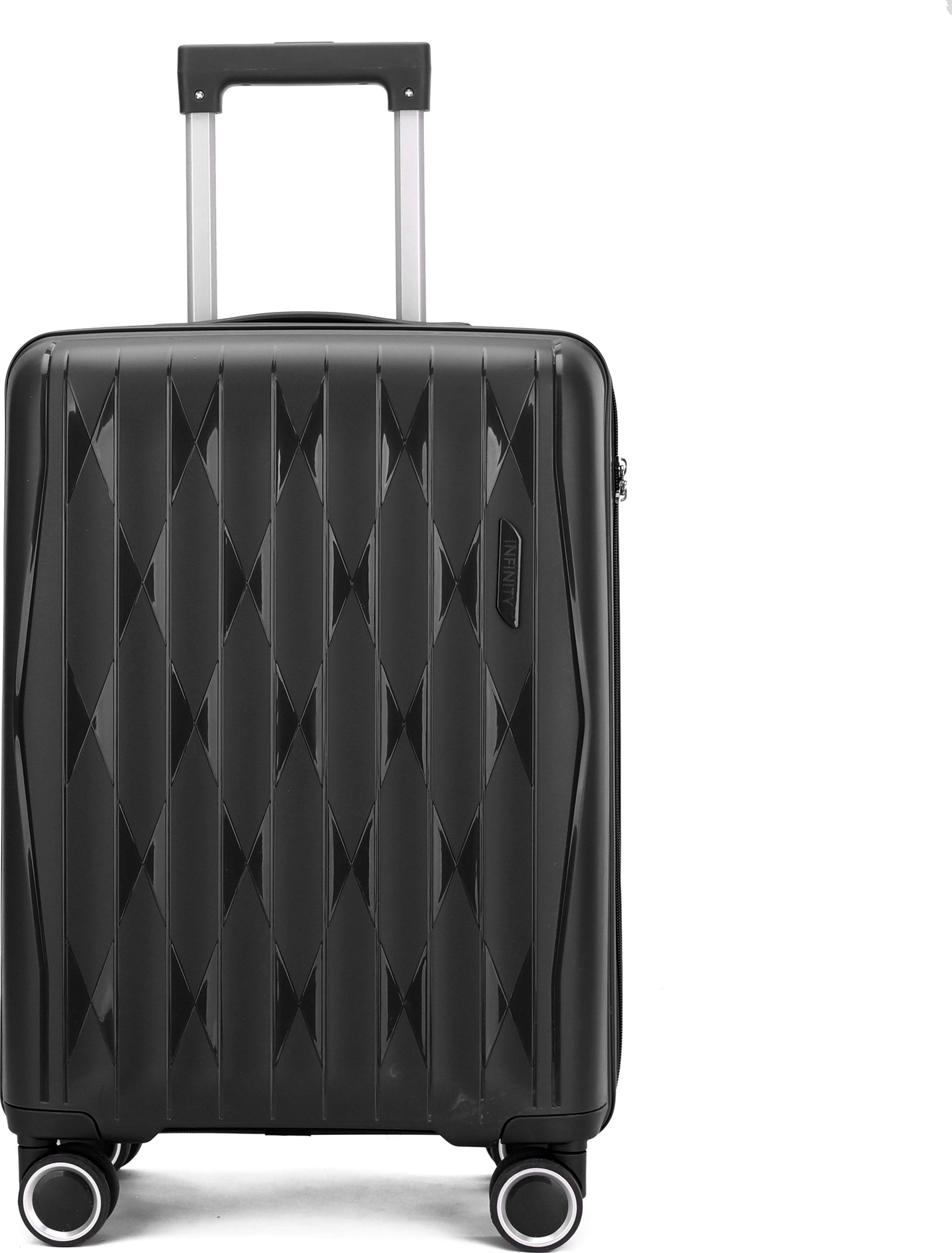 Robuster Hartschalen-Kabinenkoffer 37,5 x 20,5 x 55 cm TSA-Gepäck passend für Easyjet, Ryanair, Wizzair